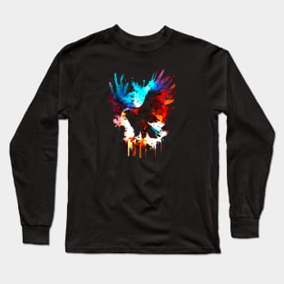 Colorful Eagle's Wing Spread #2 Long Sleeve T-Shirt